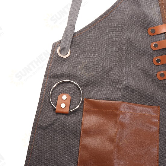 Denim Apron Korean Style Male Work Clothes Barber Cafe Shop Waiter Female Waist Custom Logo Work Apron Denim Apron Korean Style Male Work Clothes Barber Cafe Shop Waiter Female Waist Custom Logo Work Apron