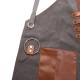 Denim Apron Korean Style Male Work Clothes Barber Cafe Shop Waiter Female Waist Custom Logo Work Apron Denim Apron Korean Style Male Work Clothes Barber Cafe Shop Waiter Female Waist Custom Logo Work Apron