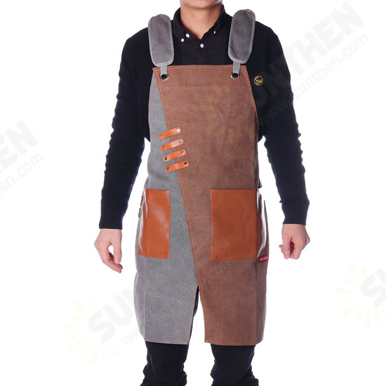 Denim Apron Korean Style Male Work Clothes Barber Cafe Shop Waiter Female Waist Custom Logo Work Apron Denim Apron Korean Style Male Work Clothes Barber Cafe Shop Waiter Female Waist Custom Logo Work Apron