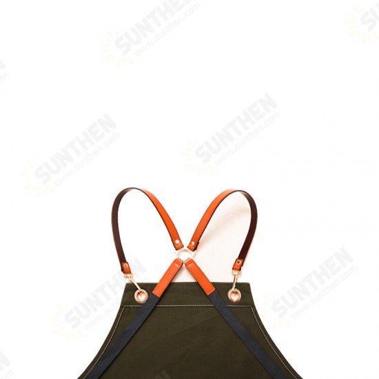 Denim Work Apron Washable Dust-proof Apron Pocket With Flap For Craftsman Carpenter Mason Denim Work Apron Washable Dust-proof Apron Pocket With Flap For Craftsman Carpenter Mason