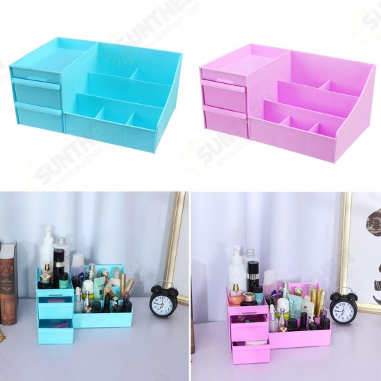 Desktop Cosmetics Storage Shelf Plastic Drawer Storage Box Home Organizer