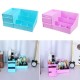 Desktop Cosmetics Storage Shelf Plastic Drawer Storage Box Home Organizer