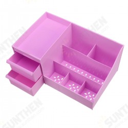 Desktop Cosmetics Storage Shelf Plastic Drawer Storage Box Home Organizer Desktop Cosmetics Storage Shelf Plastic Drawer Storage Box Home Organizer