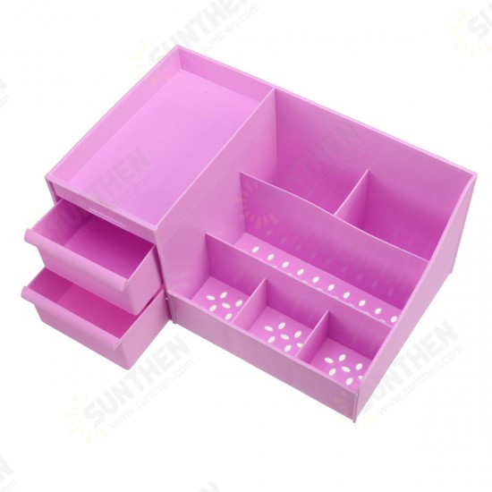 Desktop Cosmetics Storage Shelf Plastic Drawer Storage Box Home Organizer