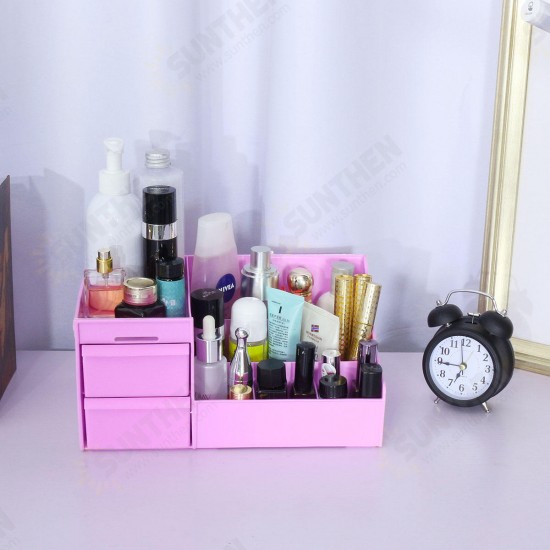 Desktop Cosmetics Storage Shelf Plastic Drawer Storage Box Home Organizer