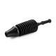 Detachable Heavy Duty Toilet Plunger Powerful Toilet Bathroom Sewer Pipe Dredger Black