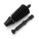 Detachable Heavy Duty Toilet Plunger Powerful Toilet Bathroom Sewer Pipe Dredger Black