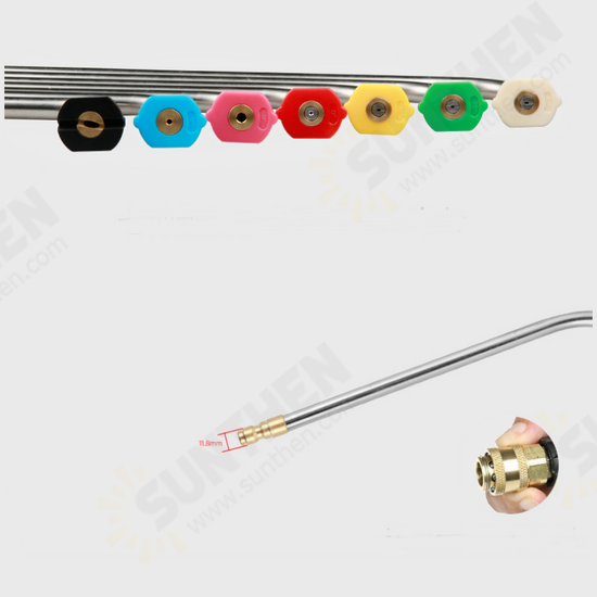 17cm 90 Degree High Pressure Washer Gutter Cleaner Attachment For Lance/Wand 1/4 Inch Quick Connector Spray Lance Nozzle Car Accessorie 17cm 90 Degree High Pressure Washer Gutter Cleaner Attachment For Lance/Wand 1/4 Inch Quick Connector Spray Lance Nozzle Car Accessorie