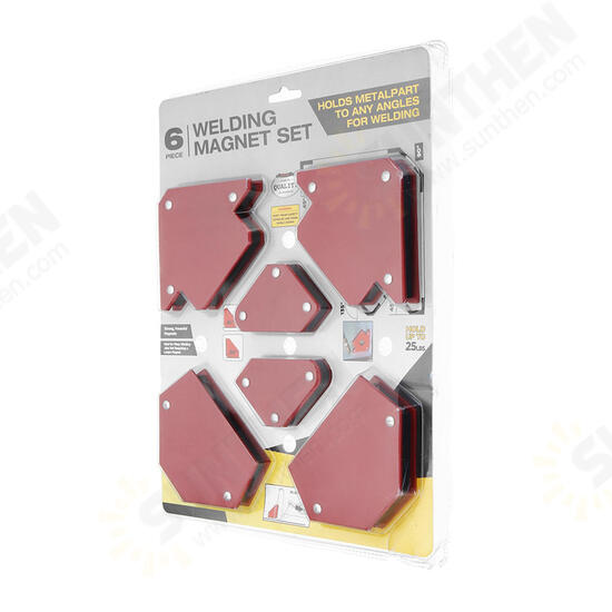 6pcs Triangle Welding Positioner Magnetic Fixed Angle Soldering Locator Without Switch 6pcs Triangle Welding Positioner Magnetic Fixed Angle Soldering Locator Without Switch