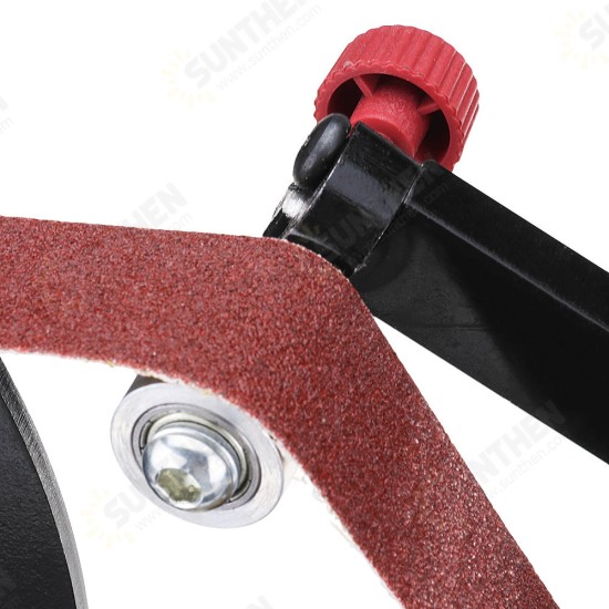 Angle Grinder Belt Sander Attachment Metal Wood Sanding Belt Adapter Use 100 Angle Grinder