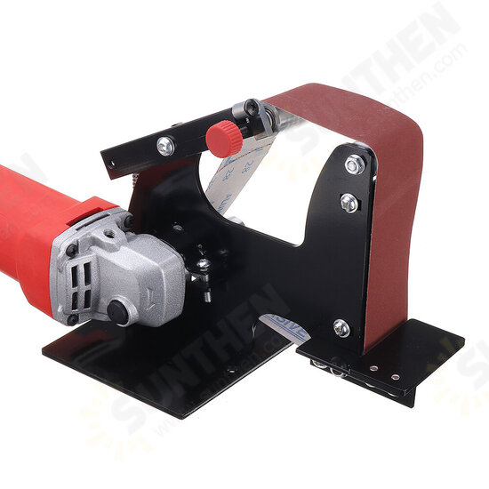 Large Size Angle Grinder Belt Sander Attachment 50mm Wide Metal Wood Sanding Belt Adapter for 115 125 Angle Grinder