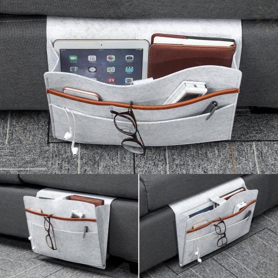 Felt Bedside Sofa Book Hanging Sundries Organizer Dormitory Storage Bag Baskets Felt Bedside Sofa Book Hanging Sundries Organizer Dormitory Storage Bag Baskets
