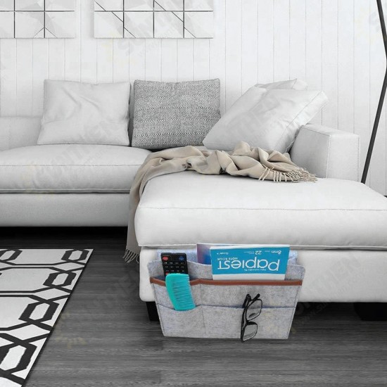 Felt Bedside Sofa Book Hanging Sundries Organizer Dormitory Storage Bag Baskets Felt Bedside Sofa Book Hanging Sundries Organizer Dormitory Storage Bag Baskets