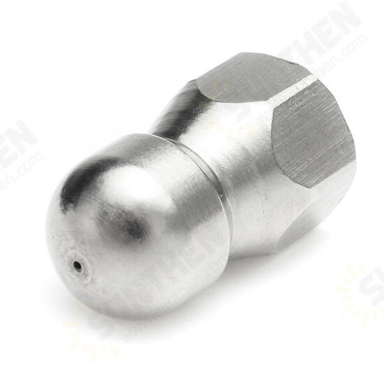 G1/4 1 Front 3 Rear Drain Nozzle Pressure Washer Sewer Pipe Laser Cleaning Jet G1/4 1 Front 3 Rear Drain Nozzle Pressure Washer Sewer Pipe Laser Cleaning Jet