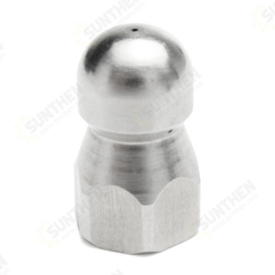 G1/4 1 Front 3 Rear Drain Nozzle Pressure Washer Sewer Pipe Laser Cleaning Jet G1/4 1 Front 3 Rear Drain Nozzle Pressure Washer Sewer Pipe Laser Cleaning Jet