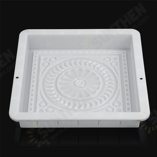 Garden Mould DIY Plastic Path Paving Maker Flower Step Mold Imitation Brick Carving Pavement Tool