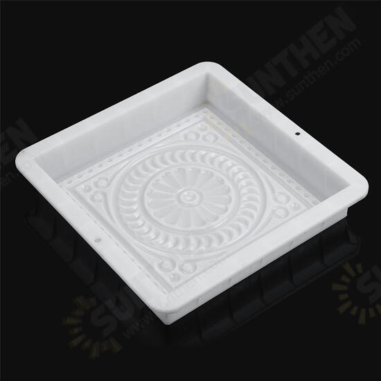 Garden Mould DIY Plastic Path Paving Maker Flower Step Mold Imitation Brick Carving Pavement Tool