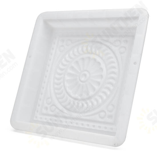 Garden Mould DIY Plastic Path Paving Maker Flower Step Mold Imitation Brick Carving Pavement Tool