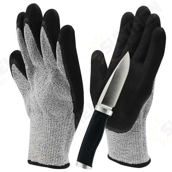 Grade Level 5 Resistant Gloves Wear-resistant Cut-resistant Gloves for Mechanical Operation Handling Hand Protection