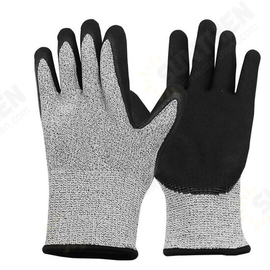 Grade Level 5 Resistant Gloves Wear-resistant Cut-resistant Gloves for Mechanical Operation Handling Hand Protection