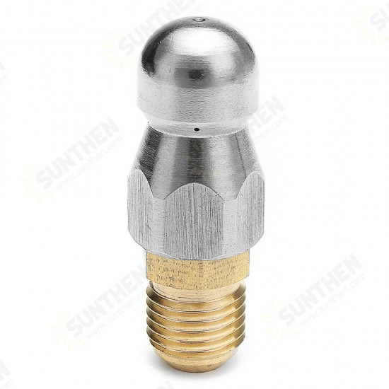 High Pressure Drain Nozzle 1 Front 3 Rear M14 Thread For Pipe Dredge Cleaning High Pressure Drain Nozzle 1 Front 3 Rear M14 Thread For Pipe Dredge Cleaning