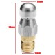 High Pressure Drain Nozzle 1 Front 3 Rear M14 Thread For Pipe Dredge Cleaning High Pressure Drain Nozzle 1 Front 3 Rear M14 Thread For Pipe Dredge Cleaning