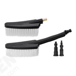 High Pressure Triangle Brush & Adapter For Car Washer Bosch S7 / Black Decker S4 High Pressure Triangle Brush & Adapter For Car Washer Bosch S7 / Black Decker S4