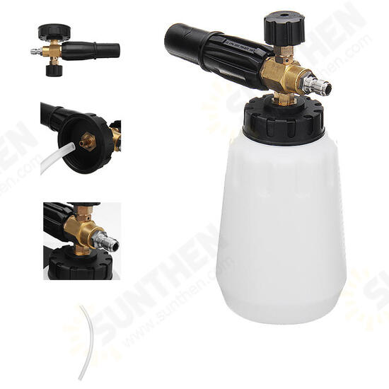 High Pressure Washer Foam Lance Car Washer Bottle Hand Pump G1/4 Quick Connector High Pressure Washer Foam Lance Car Washer Bottle Hand Pump G1/4 Quick Connector