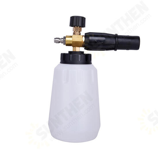 High Pressure Washer Foam Lance Car Washer Bottle Hand Pump G1/4 Quick Connector High Pressure Washer Foam Lance Car Washer Bottle Hand Pump G1/4 Quick Connector