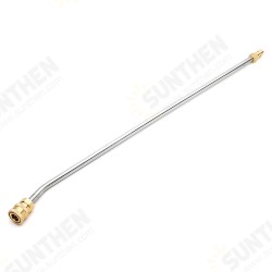 High Pressure Washer Gutter Cleaner 30 Degree Curve Rod For Lance/Wand 1/4 Inch Quick Connect