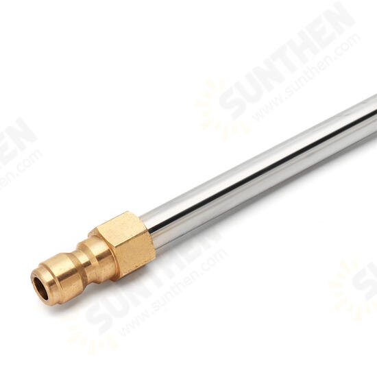High Pressure Washer Gutter Rod Cleaner Attachment For Lance Wand 1/4 Inch Quick Connect High Pressure Washer Gutter Rod Cleaner Attachment For Lance Wand 1/4 Inch Quick Connect