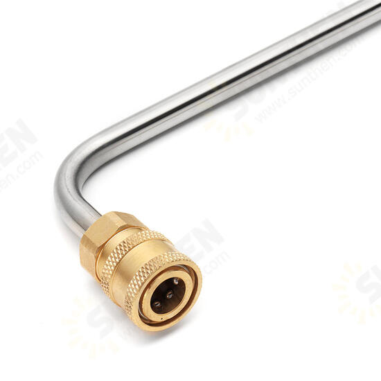 High Pressure Washer Gutter Rod Cleaner Attachment For Lance Wand 1/4 Inch Quick Connect High Pressure Washer Gutter Rod Cleaner Attachment For Lance Wand 1/4 Inch Quick Connect