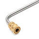 High Pressure Washer Gutter Rod Cleaner Attachment For Lance Wand 1/4 Inch Quick Connect High Pressure Washer Gutter Rod Cleaner Attachment For Lance Wand 1/4 Inch Quick Connect