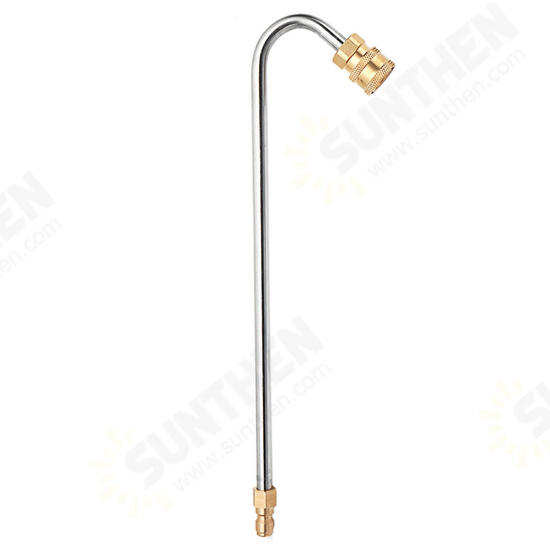 High Pressure Washer Gutter Rod Cleaner Attachment For Lance Wand 1/4 Inch Quick Connect High Pressure Washer Gutter Rod Cleaner Attachment For Lance Wand 1/4 Inch Quick Connect