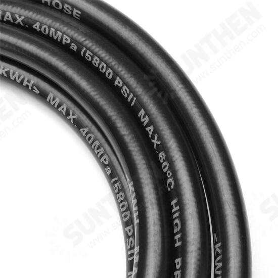 High Pressure Washer Water Extension Cleaning Hose 20/15/12/10/8/5/3M 5800PSI High Pressure Washer Water Extension Cleaning Hose 20/15/12/10/8/5/3M 5800PSI