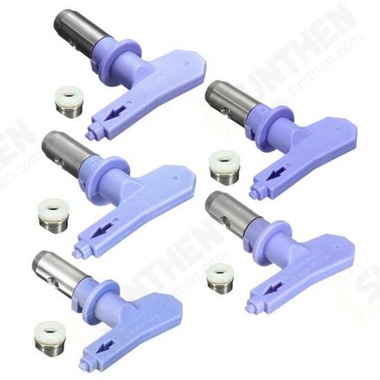 Light Purple Airless Spraying Gun Tips 4 Series 11-21 For Wagner Atomex Paint Spray Tip