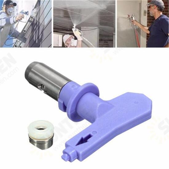 Light Purple Airless Spraying Gun Tips 4 Series 11-21 For Wagner Atomex Paint Spray Tip