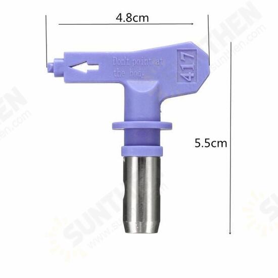 Light Purple Airless Spraying Gun Tips 4 Series 11-21 For Wagner Atomex Paint Spray Tip