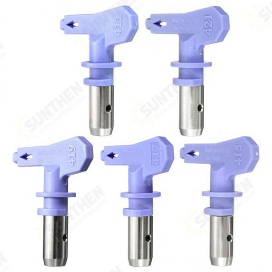 Light Purple Airless Spraying Gun Tips 4 Series 11-21 For Wagner Atomex Paint Spray Tip