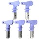 Light Purple Airless Spraying Gun Tips 4 Series 11-21 For Wagner Atomex Paint Spray Tip