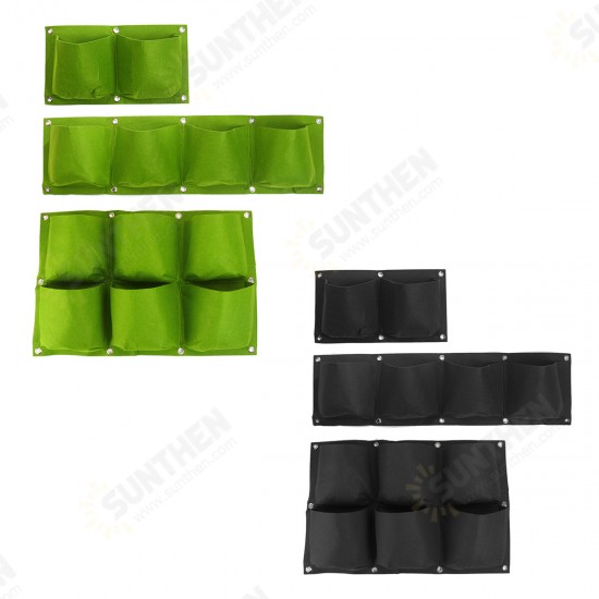 Multi-pocket Wall Hanging Planting Bag Fabric Grow Bag Multi-pocket Wall Hanging Planting Bag Fabric Grow Bag