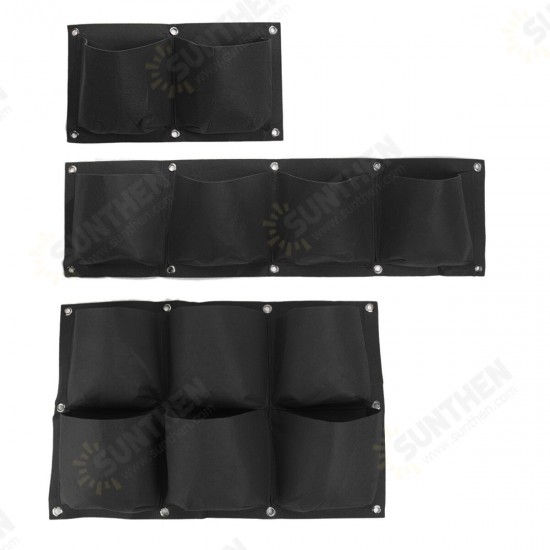 Multi-pocket Wall Hanging Planting Bag Fabric Grow Bag Multi-pocket Wall Hanging Planting Bag Fabric Grow Bag
