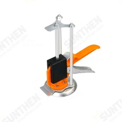 Orange Metal Tile Single/Three Column Round Bottom Height Adjuster Manual Lifting Positioning Leveler Boosting Bricklayer Paving Wall Tile Tool
