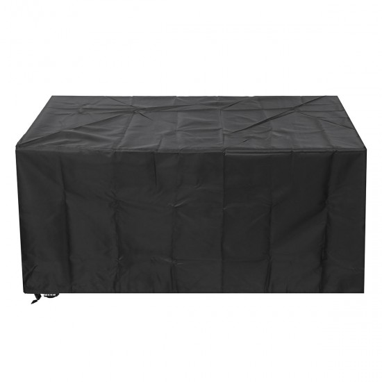 Outdoor Patio Furniture Cover Rectangular Garden Rattan Table Cover Waterproof Cover