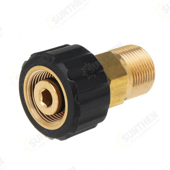 Pressure Washer Adapter Female M22x15mm Convert to Male M22x14mm Quick Connect