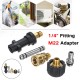 Pressure Washer Extension Lance Wand 1/4inch M22 Quick Connect Adapter Hose G-un Fit Pressure Washer Extension Lance Wand 1/4inch M22 Quick Connect Adapter Hose G-un Fit