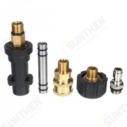 Pressure Washer Extension Lance Wand 1/4inch M22 Quick Connect Adapter Hose G-un Fit