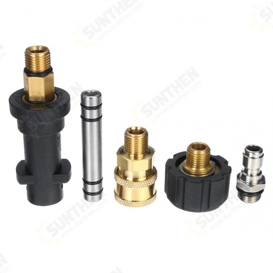Pressure Washer Extension Lance Wand 1/4inch M22 Quick Connect Adapter Hose G-un Fit Pressure Washer Extension Lance Wand 1/4inch M22 Quick Connect Adapter Hose G-un Fit