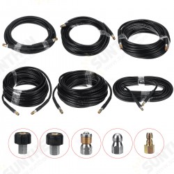 Pressure Washer Replaced Hose 40MPa 5800PSI W/ 5 x Adapter For Most of Karcher Pressure Washer Replaced Hose 40MPa 5800PSI W/ 5 x Adapter For Most of Karcher