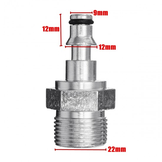Quick Connection Pressure Washer Gun Hose Fitting To M22 Adapter For Lavor VAX